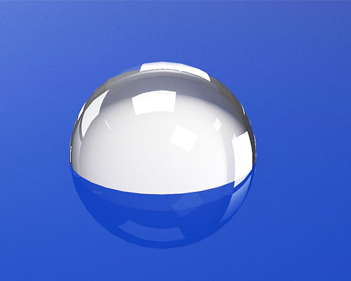 蓝宝石球透镜和半球透镜（定制和库存）